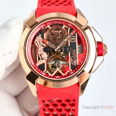 TWF Jacob and Co Epic X Flight of CR7 Limited Edition Rose Gold Watches